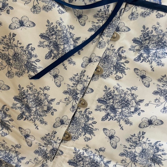 With Jéan Women's Blue and White Dress - Picture 4 of 4